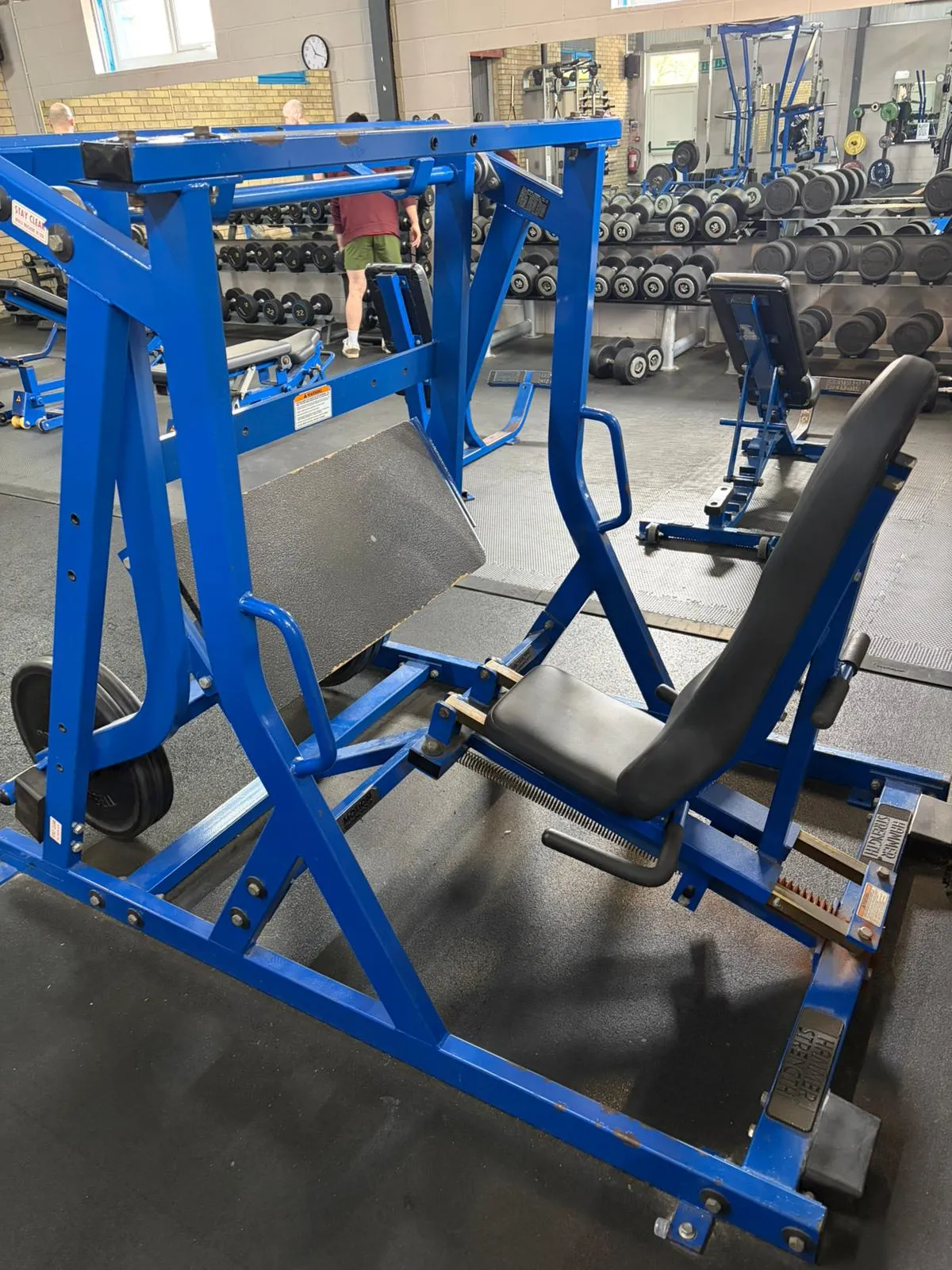 Seated Leg Press, Plate Loaded, item GI-0001